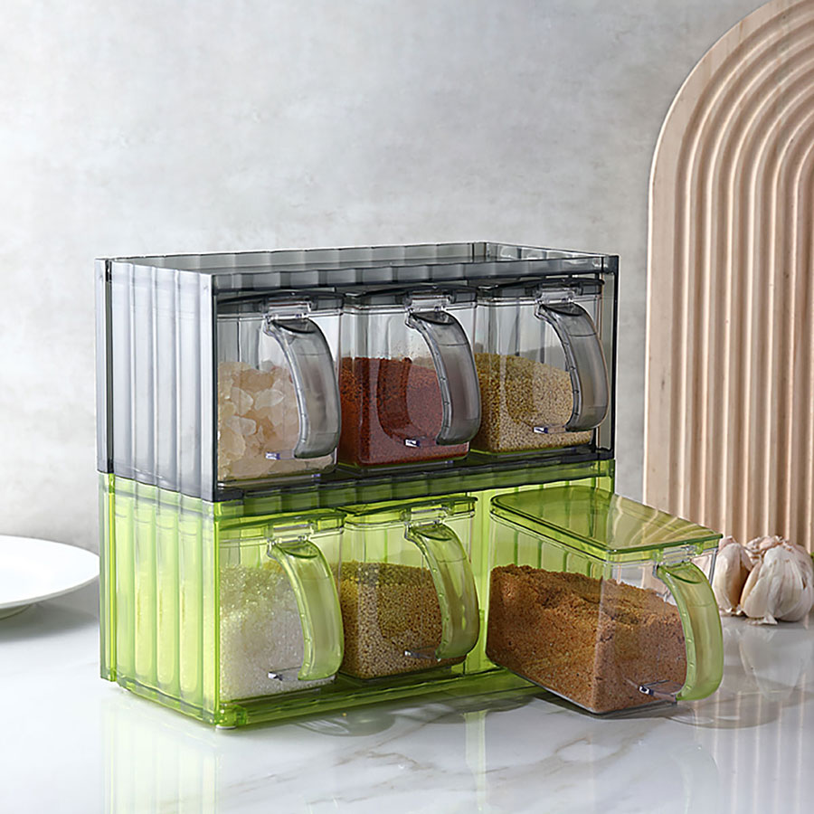 三格調(diào)味盒