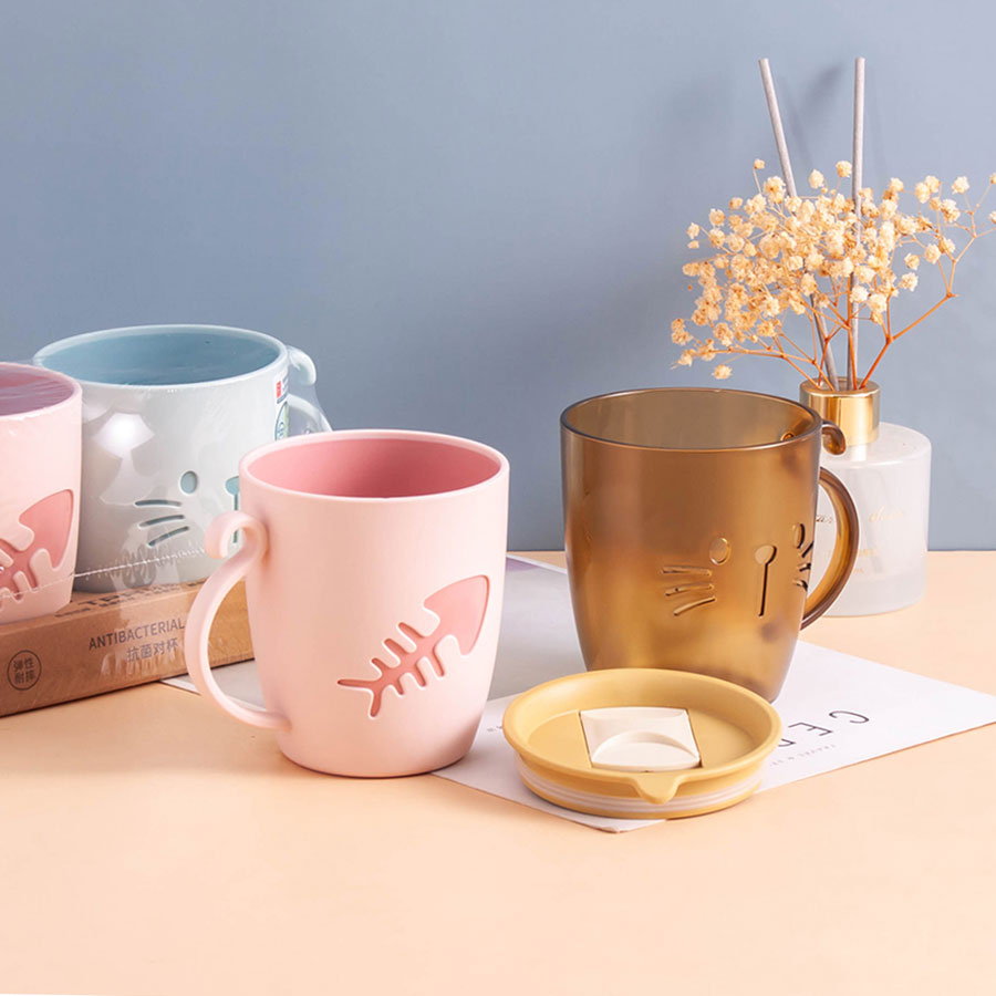 萌貓蓋杯/口杯/對(duì)杯（48