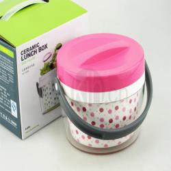 樂瓷單提手飯盒840ml