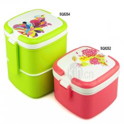 方型手提飯盒、雙層飯