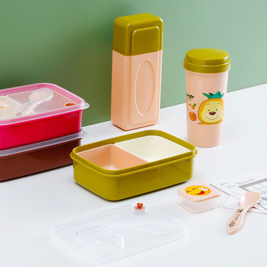 微波雙格便當盒/飯盒